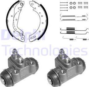 Delphi 976 - Kit ganasce freno autozon.pro