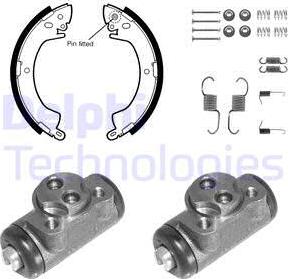 Delphi 971 - Kit ganasce freno autozon.pro