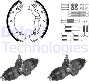 Delphi 892 - Kit ganasce freno autozon.pro