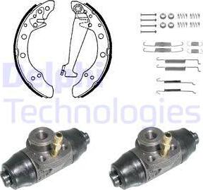 Delphi 850 - Kit ganasce freno autozon.pro