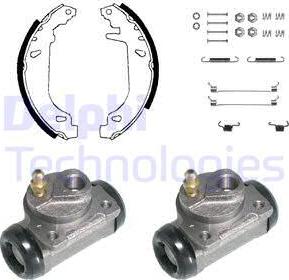 Delphi 830 - Kit ganasce freno autozon.pro