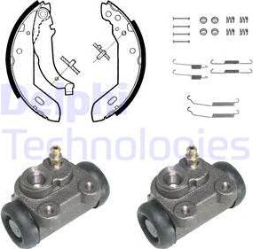 Delphi 837 - Kit ganasce freno autozon.pro