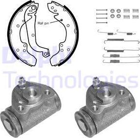 Delphi 757 - Kit ganasce freno autozon.pro