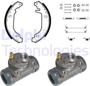 Delphi 732 - Kit ganasce freno autozon.pro