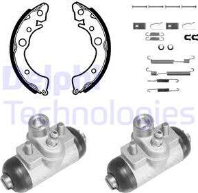 Delphi 722 - Kit ganasce freno autozon.pro