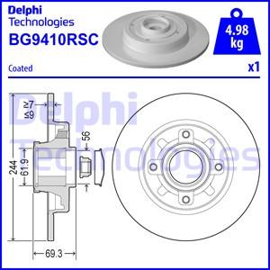 Delphi BG9410RSC - Discofreno autozon.pro