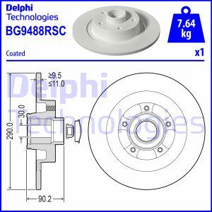 Delphi BG9488RSC - Discofreno autozon.pro