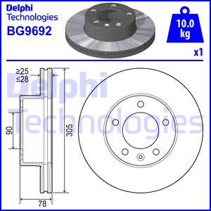 Delphi BG9692 - Discofreno autozon.pro