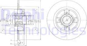 Delphi BG9029RS - Discofreno autozon.pro