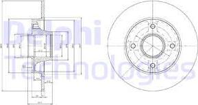 Delphi BG9021RSC - Discofreno autozon.pro