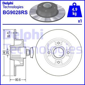 Delphi BG9028RS - Discofreno autozon.pro