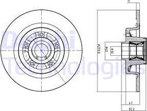 Delphi BG9023RSC - Discofreno autozon.pro