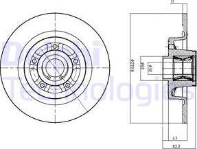 Delphi BG9027RS - Discofreno autozon.pro