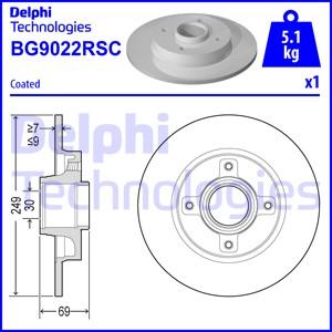 Delphi BG9022RSC - Discofreno autozon.pro