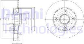 Delphi BG9022RS - Discofreno autozon.pro