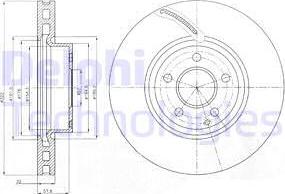 Delphi BG9075C - Discofreno autozon.pro