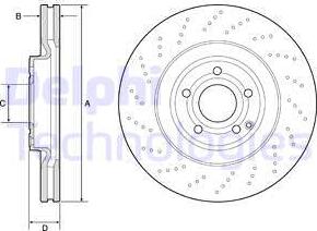 Delphi BG9192C - Discofreno autozon.pro