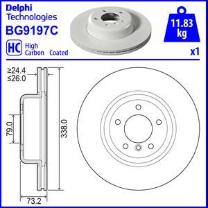 Delphi BG9197C - Discofreno autozon.pro