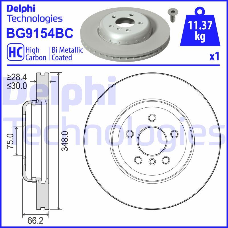 Delphi BG9154BC - Discofreno autozon.pro