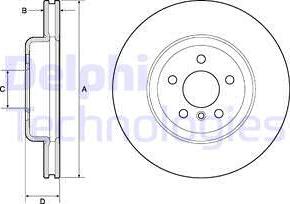 Delphi BG9154C-19B1 - Discofreno autozon.pro