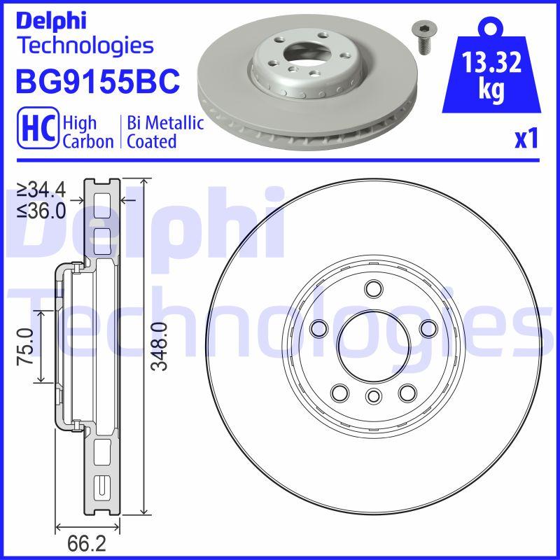 Delphi BG9155BC - Discofreno autozon.pro