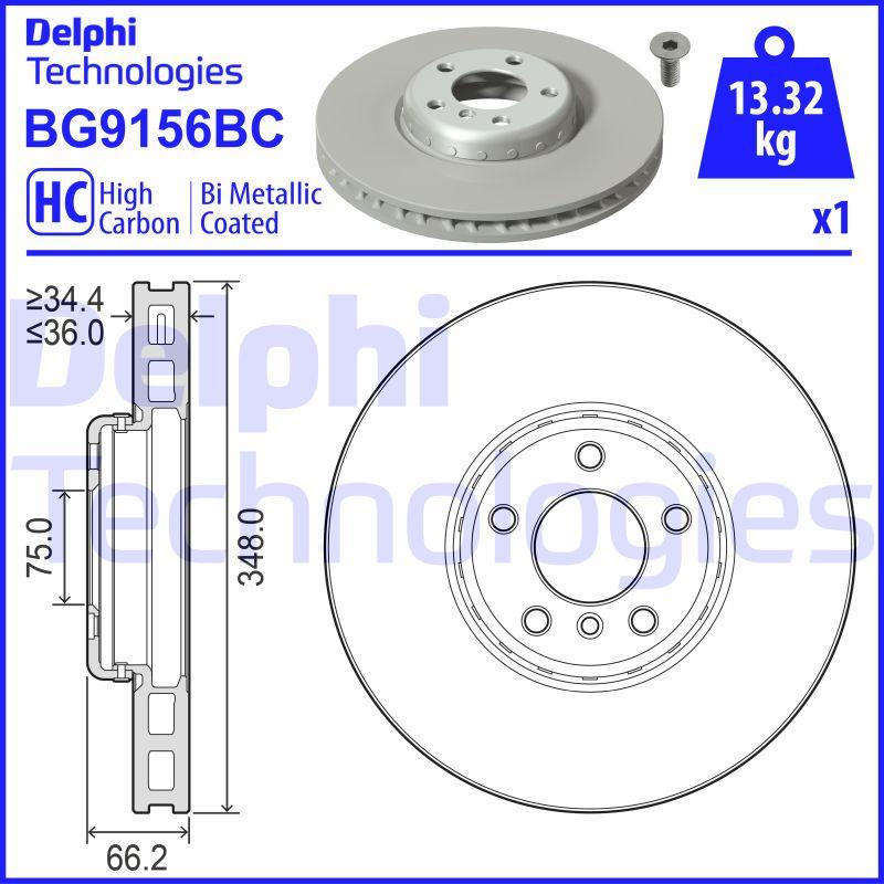 Delphi BG9156BC - Discofreno autozon.pro