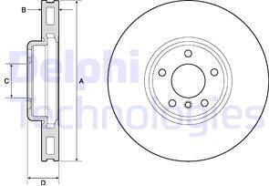 Delphi BG9156C - Discofreno autozon.pro