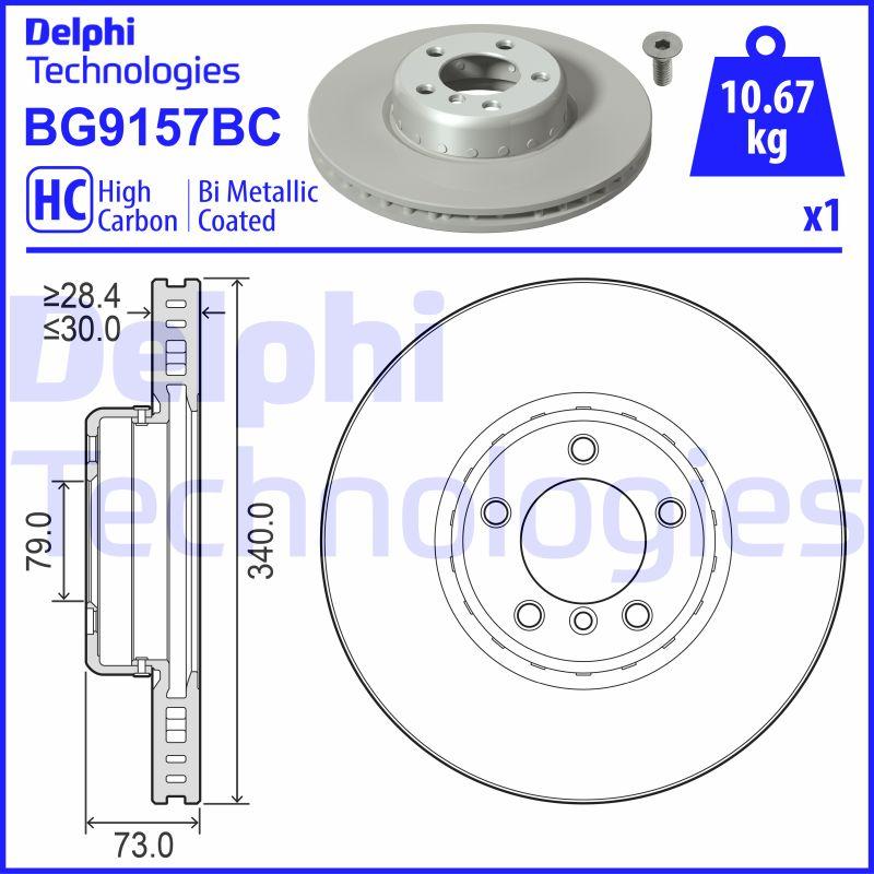 Delphi BG9157BC - Discofreno autozon.pro