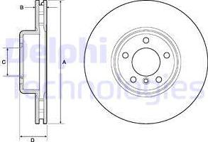 Delphi BG9157C - Discofreno autozon.pro