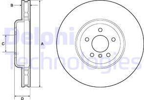 Delphi BG9160C - Discofreno autozon.pro