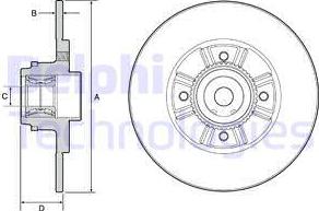 Delphi BG9114RS - Discofreno autozon.pro