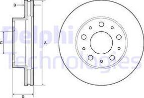 Delphi BG9180C - Discofreno autozon.pro