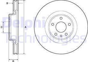 Delphi BG9181C - Discofreno autozon.pro