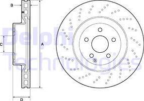 Delphi BG9188C - Discofreno autozon.pro