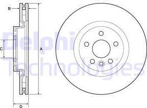 Delphi BG9183C - Discofreno autozon.pro