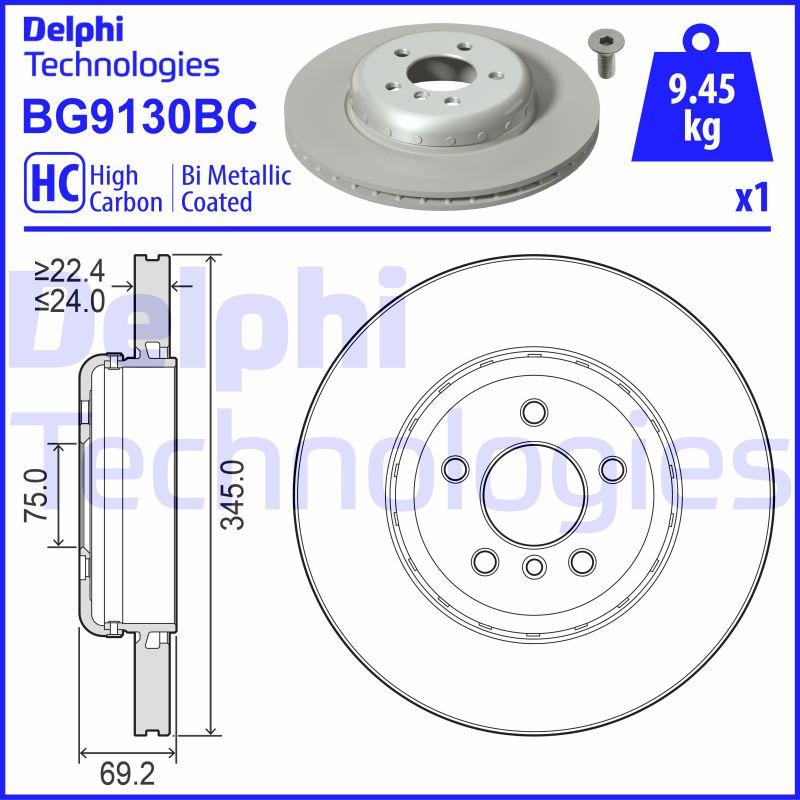 Delphi BG9130BC - Discofreno autozon.pro