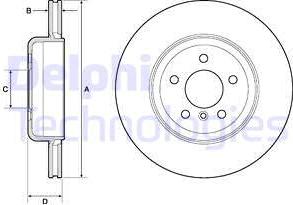 Delphi BG9130C-18B1 - Discofreno autozon.pro