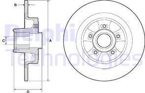 Delphi BG9133RSC - Discofreno autozon.pro