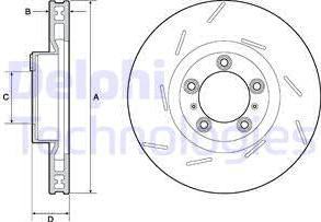 Delphi BG9128C - Discofreno autozon.pro