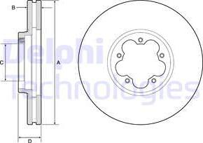 Delphi BG9176C - Discofreno autozon.pro