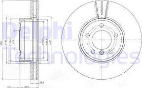 Delphi BG9871C - Discofreno autozon.pro