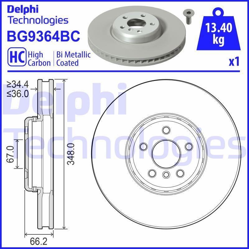 Delphi BG9364BC - Discofreno autozon.pro