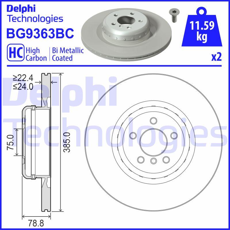 Delphi BG9363BC - Discofreno autozon.pro