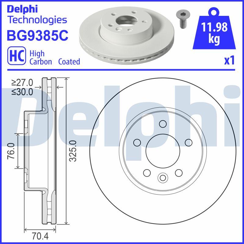 Delphi BG9385C - Discofreno autozon.pro