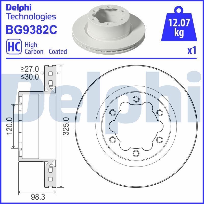 Delphi BG9382C - Discofreno autozon.pro