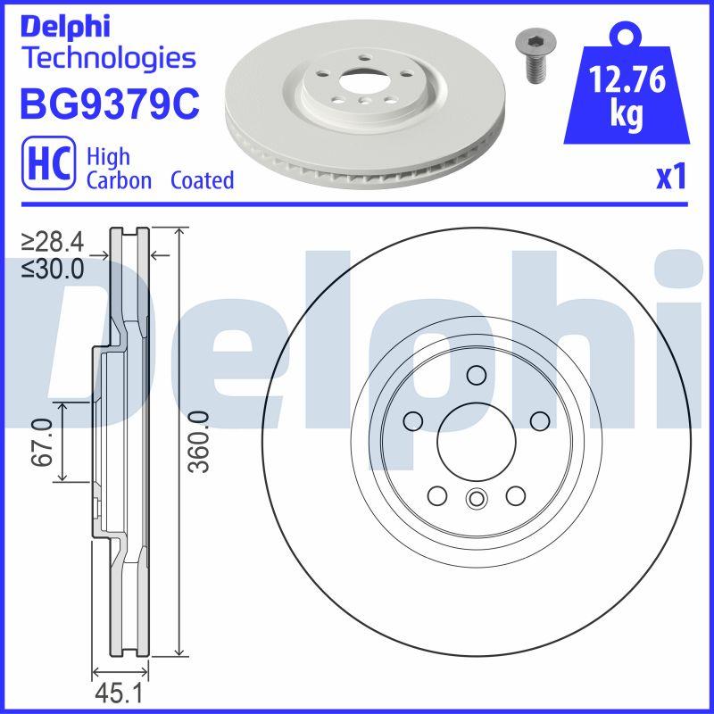 Delphi BG9379C - Discofreno autozon.pro