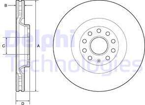 Delphi BG9202C - Discofreno autozon.pro