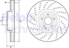 Delphi BG9215C - Discofreno autozon.pro