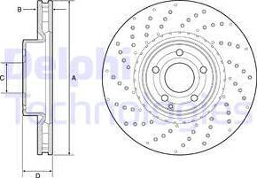 Delphi BG9216C - Discofreno autozon.pro