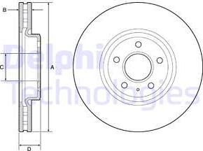 Delphi BG9218C - Discofreno autozon.pro